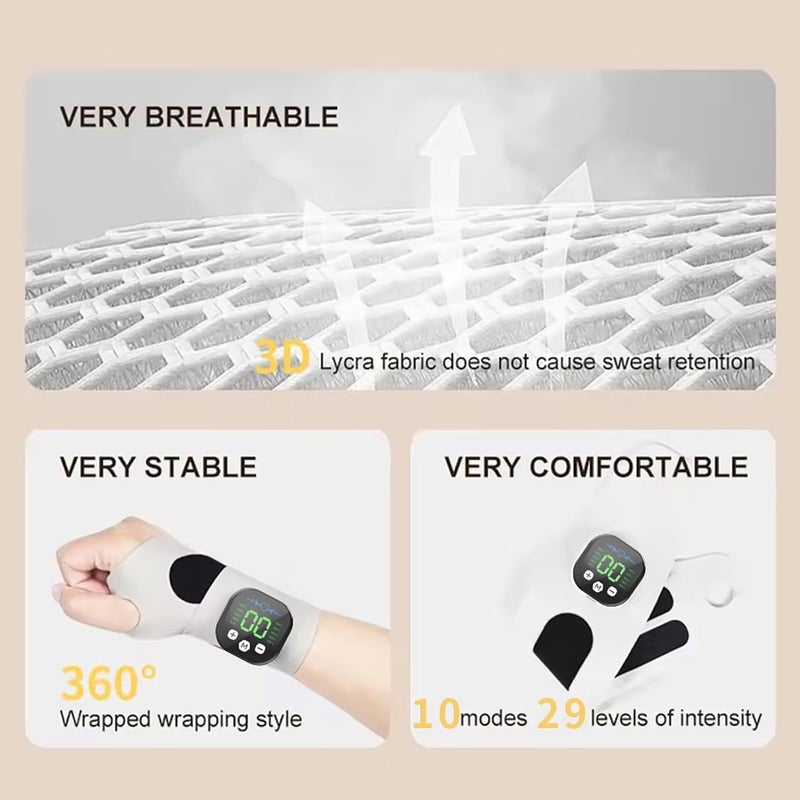Wrist Massager Removable Host Massage Tools | Electric Wrist Straps Cordless Massager for Women Men Home Office Travel Outdoor Sports Workout Birthday Holiday - Image 5