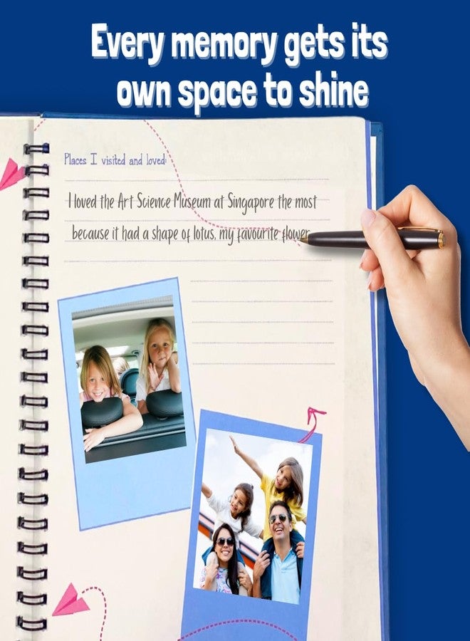 CocoMoco Kids Travel Scrapbook with Stickers for Ages 5-7 Years, 8-10 Years, Birthday Return Gift for 11-14 Years Old Boys & Girls (Single Pack) - Image 4