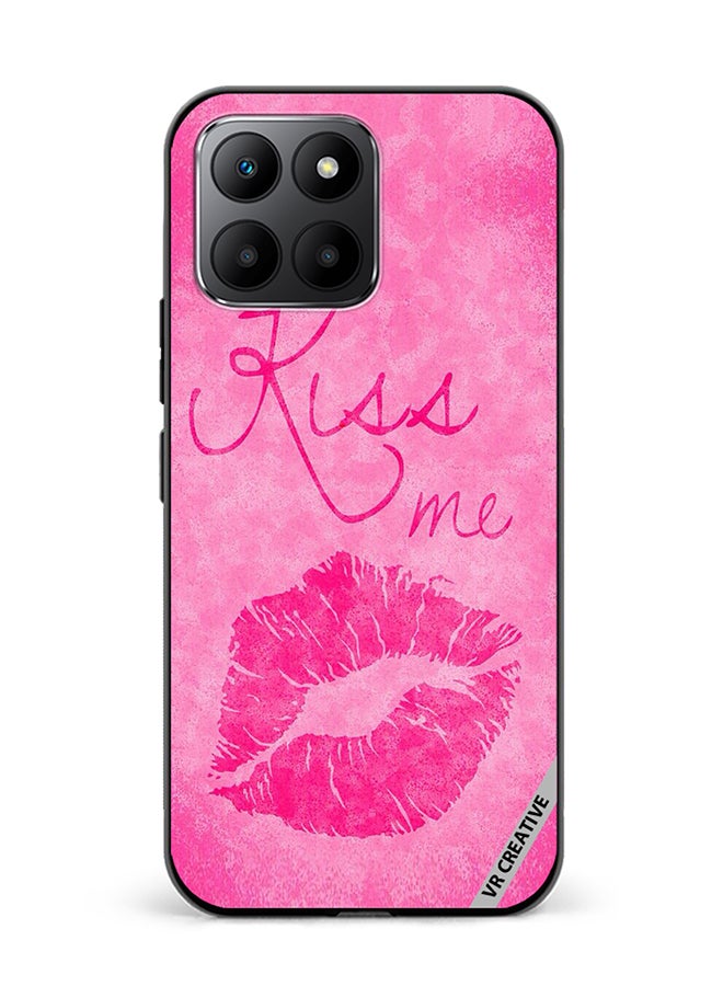 VR CREATIVE Protective Case Cover For Honor 70 Lite Kiss me Pink Design Multicolour - Image 1