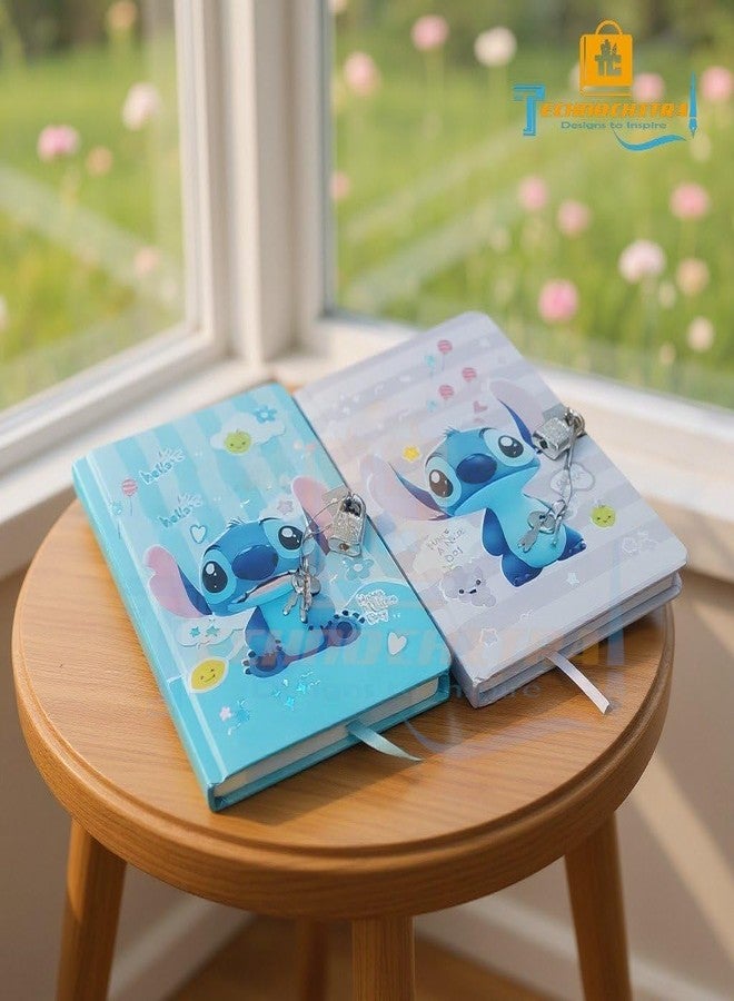 SHREE TECHNESH Munchy Lock Diary for Girls & Kids with Key | A5 Password Lock Diary, 160 Pages 100 GSM Journal Notebook | Secret Fancy Diary Gift Set for Boys, Girls & Teenagers - Image 3