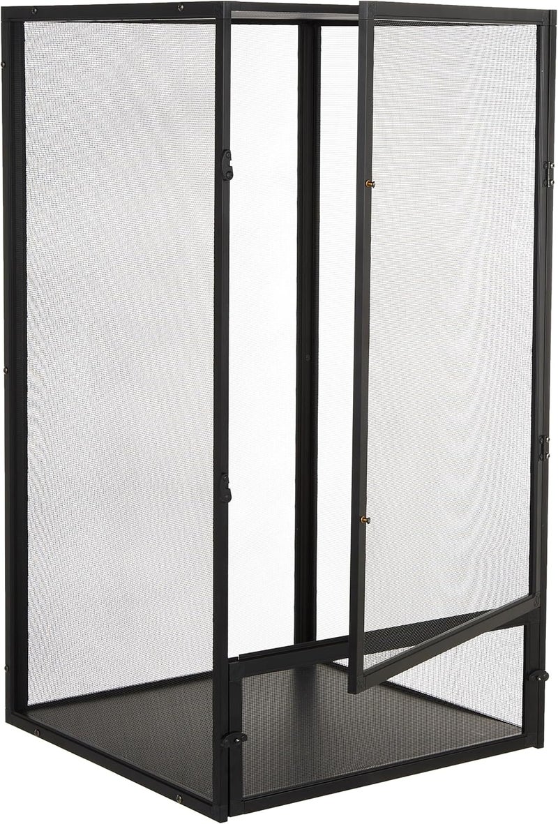 Zoo Med Reptibreeze Aluminum Screen Cage for Reptiles and Amphibians - Medium Size (16 x 16 x 30 inches) - Image 2