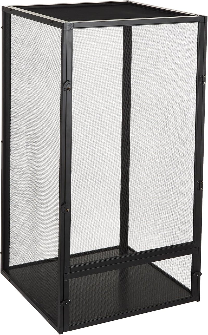 Zoo Med Reptibreeze Aluminum Screen Cage for Reptiles and Amphibians - Medium Size (16 x 16 x 30 inches) - Image 1