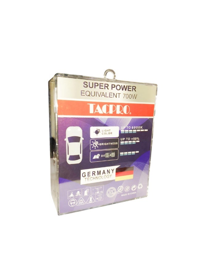 TACPRO LED TACPRO Car Headlight Kit H7 6000K 65W - Image 2