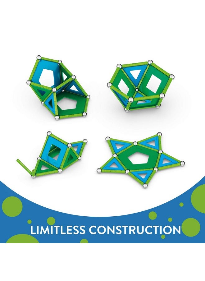 GEOMAG Geomag Magnetic Toys Classic Tiles 52-Piece Building Set for Kids Ages 5-99 | Swiss-Made STEM & STEAM Authenticated Educational Toy Made from 100% Recycled Plastic | Creative Learning Play  - Image 3