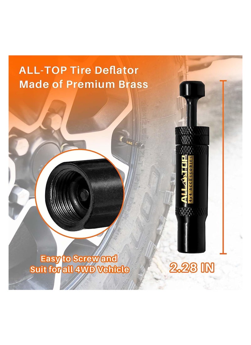 Generic All Top Automatic Tire Deflator Valve Kit (10-30 PSI) 4 PCS Screw-on Tyre Air Down Tool for Offroad 4x4  - Image 5