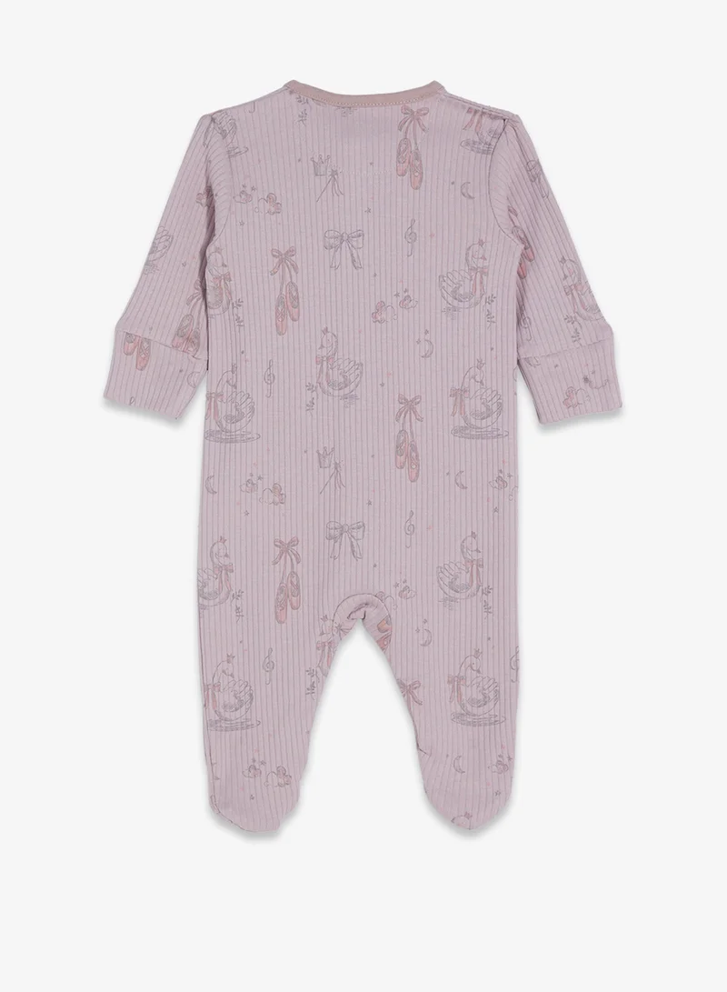 ريبلز مع نمشي رومبر أطفال بأكمام طويلة وأقدام مغلقة