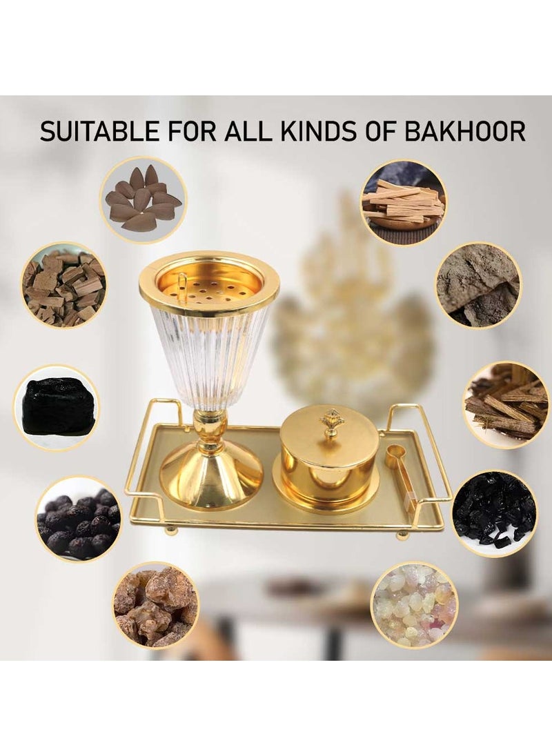 Bakhoor BoSidin Elegant Design Incense Burner Arabic Oud Holder for Home and Office Fragrance  - Image 2