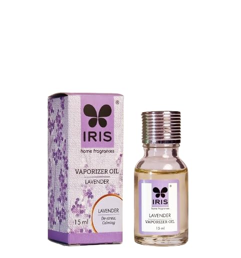 IRIS Lavender Fragrance Vaporizer Oil 15ml | Long Lasting Aroma Oil for Vaporizer | IFRA Compliant,Safe & Non-Toxic Home Fragrance - Image 1