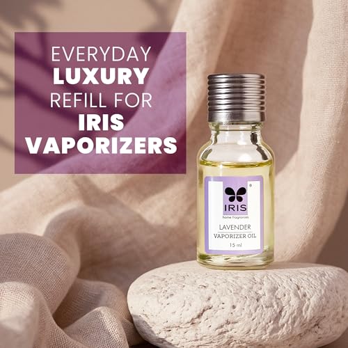 IRIS Lavender Fragrance Vaporizer Oil 15ml | Long Lasting Aroma Oil for Vaporizer | IFRA Compliant,Safe & Non-Toxic Home Fragrance - Image 5