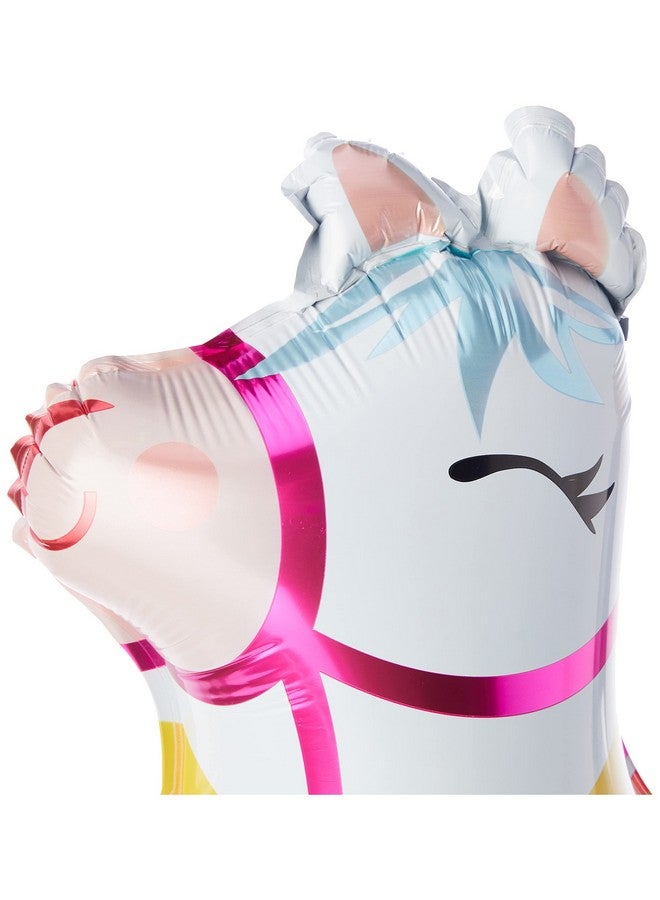 Unique Vibrant Walking Pet Llama Foil Balloon, 1 Pack - Lifelike & Fun Party Decoration, Ideal for Kids & Llama Lovers Celebration - Image 2