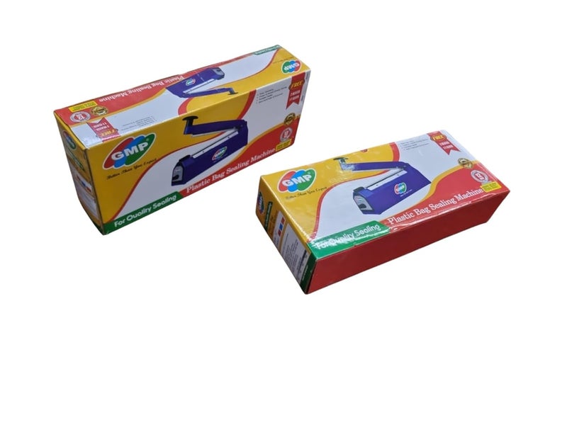 GMP 12 Inch Heavy metal Body Sealing Machine Made in India 12 Inch 300 mmFull Customer Support Beep Sound Function Plastic Packing Machine Heat Sealer Machine Plastic Sealing Machine - Image 1