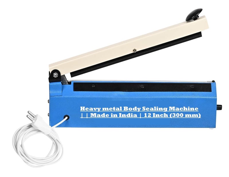 GMP 12 Inch Heavy metal Body Sealing Machine Made in India 12 Inch 300 mmFull Customer Support Beep Sound Function Plastic Packing Machine Heat Sealer Machine Plastic Sealing Machine - Image 2