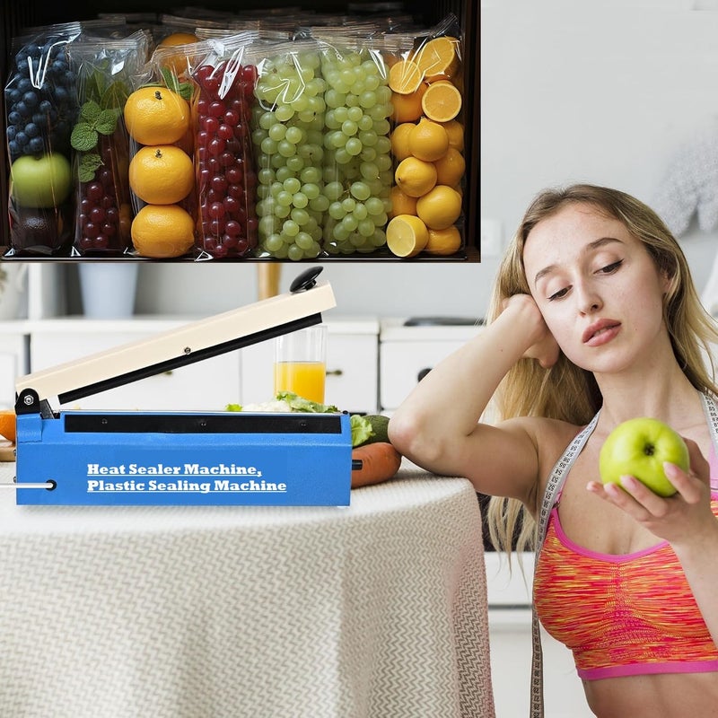 GMP 12 Inch Heavy metal Body Sealing Machine Made in India 12 Inch 300 mmFull Customer Support Beep Sound Function Plastic Packing Machine Heat Sealer Machine Plastic Sealing Machine - Image 3