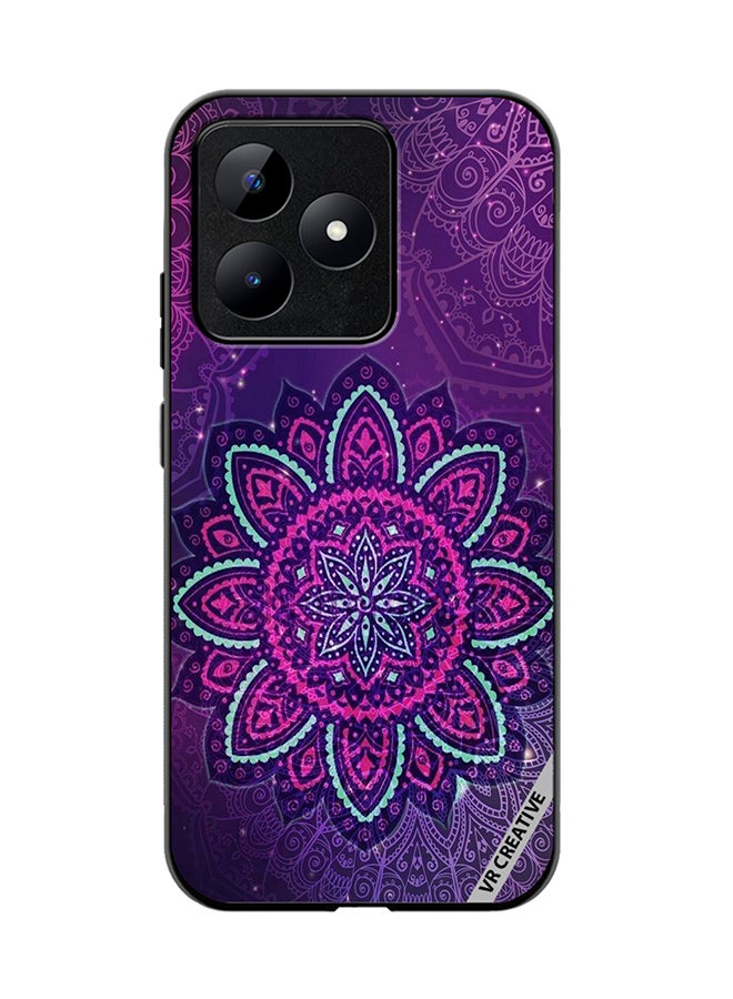 VR CREATIVE Protective Case Cover For Realme C53 Mandala Design Multicolour - Image 1