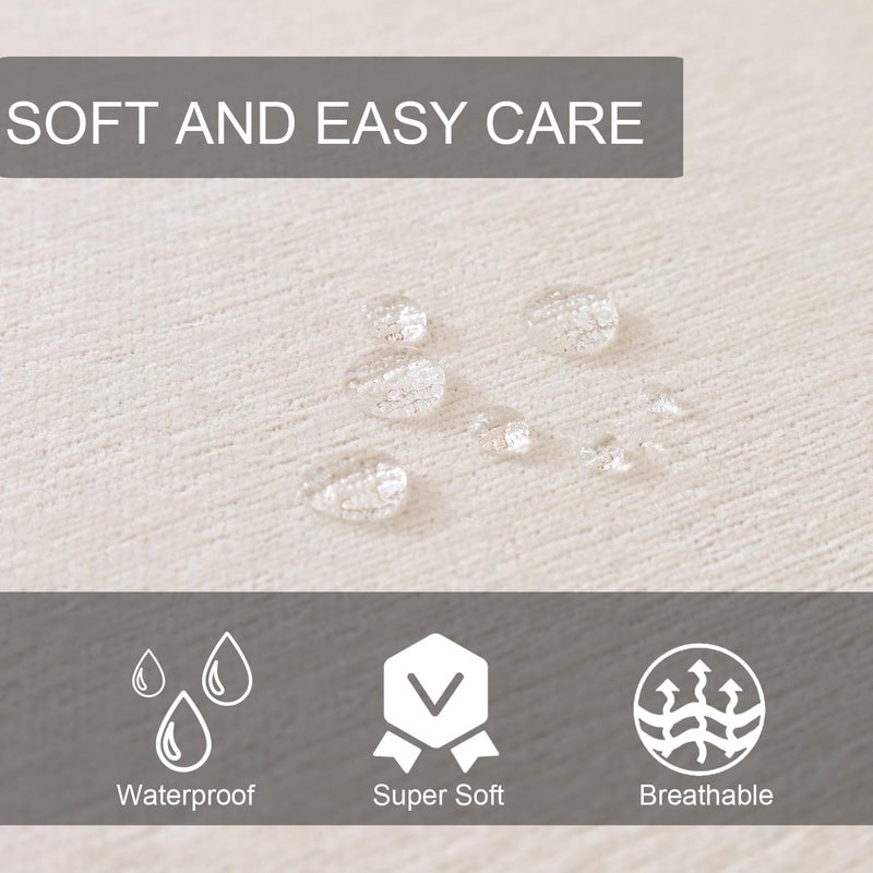 Ofrdncy Waterproof Sofa Cover(180 * 230cm), 2 3 4 Seater Modern Furniture Protector Sofa SlipCovers, Universal Couch Cover Pet Protector L U Shape Sectional Sofa Covers - Image 2