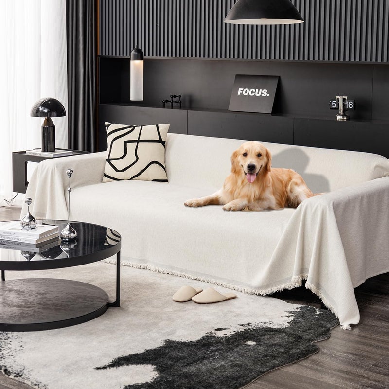 Ofrdncy Waterproof Sofa Cover(180 * 230cm), 2 3 4 Seater Modern Furniture Protector Sofa SlipCovers, Universal Couch Cover Pet Protector L U Shape Sectional Sofa Covers - Image 1