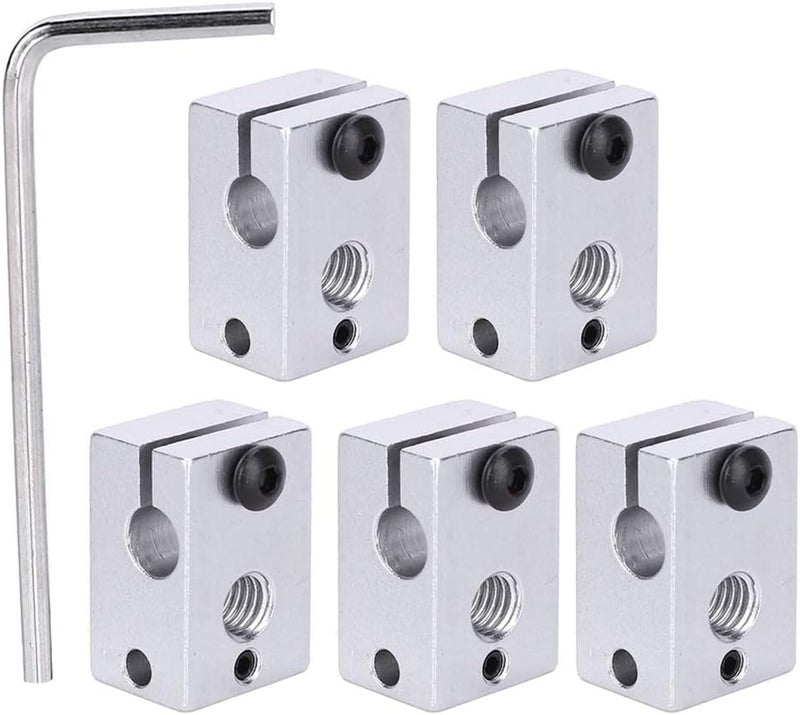 JTLB 5PCs 3D Printer Parts Metal Heater Block Industrial Supplies Standard Printer Accessory - Image 5