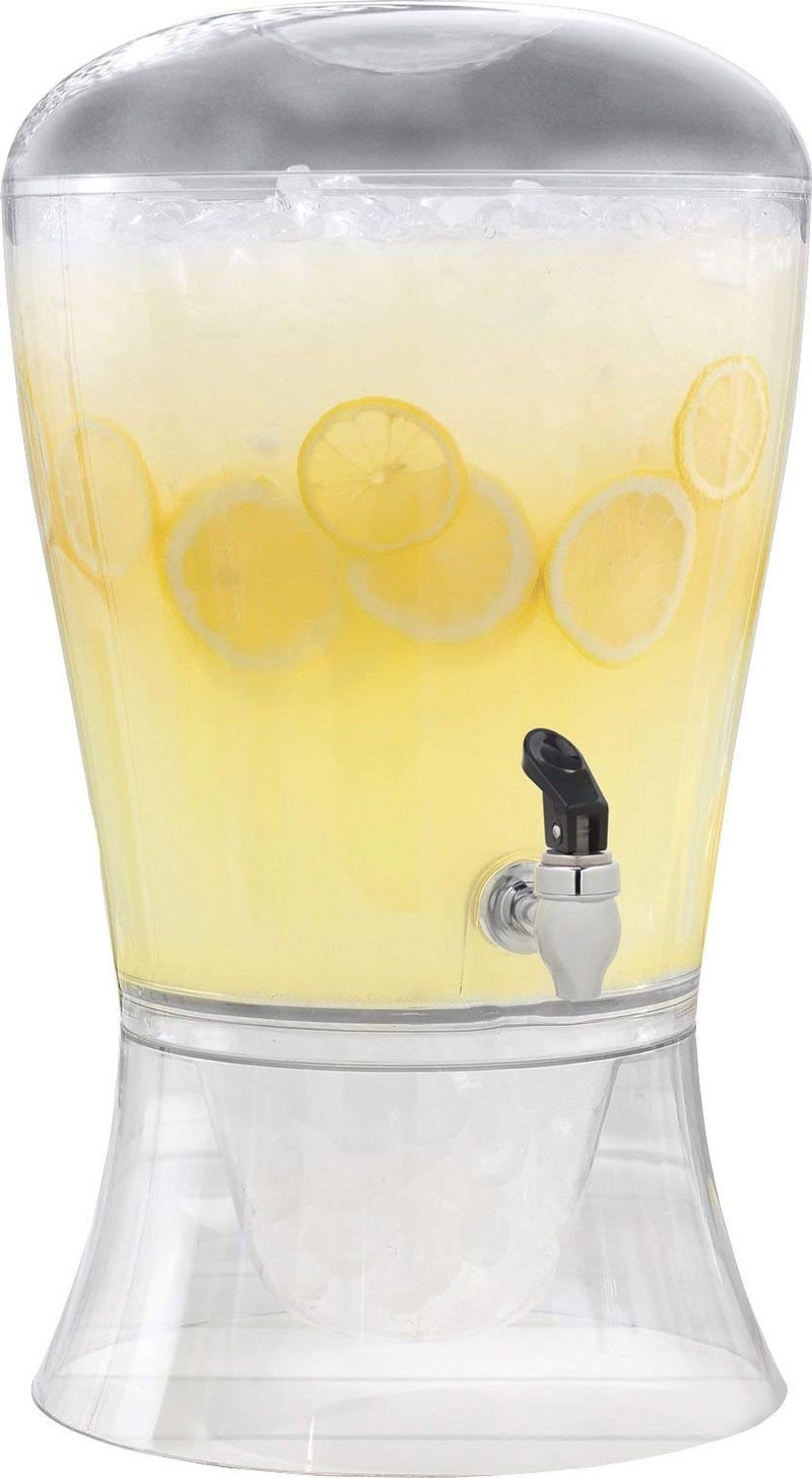 Creativeware 3-Gallon Beverage Dispenser- Poly Prop Beverage Dispenser, Clear - Image 3