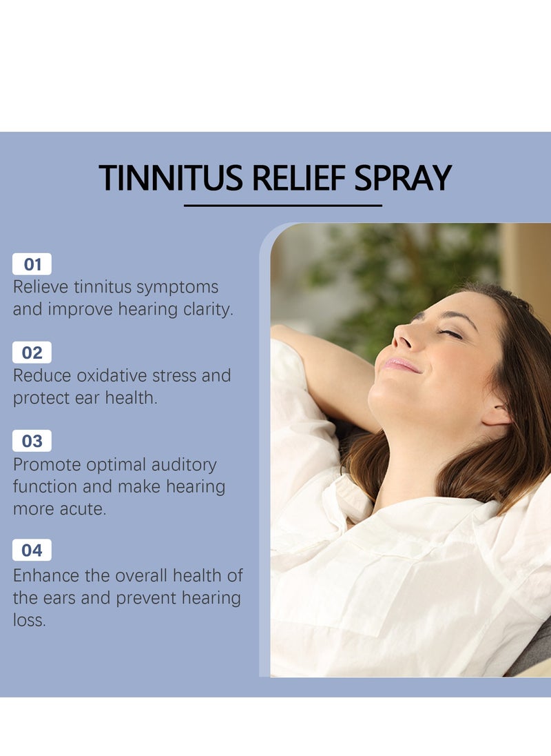 ximonth - Tinnitus Relief Spray, Ringing Ears Relief, Natural Ingredients, Effective for Acute & Chronic, Supports Ear Noise & Dizziness 30ml - Image 1