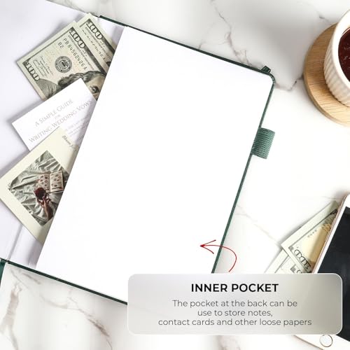 molekaus Notary Journal Log Book Notary Log Book Notary Public Journal for Notarial Acts with 236 Notarial Record Entries 120gsm Numbered Pages 7"X10" (Dark Green) - Image 4