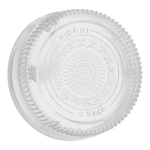 Fotodiox Designer (Clear) Rear Lens Cap Compatible with Nikon F-Mount Lenses (Non-AI, AI, AIS, AF, AFD, AFS, G, DX, FX) - Image 2