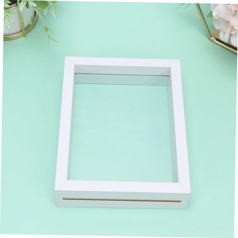Double Sided White Butterfly Specimen Display Frame DIY Shadow Box For Home Desktop Decor - Image 4