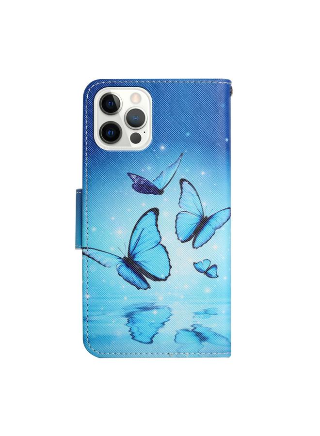 S-TOP Case For iPhone 13 Pro Max Painted Pattern Horizontal Flip Leather Case with Holder & Card Slot & Wallet - Image 3