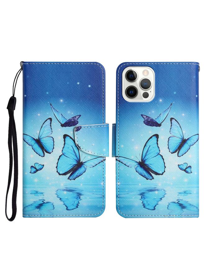 S-TOP Case For iPhone 13 Pro Max Painted Pattern Horizontal Flip Leather Case with Holder & Card Slot & Wallet - Image 1