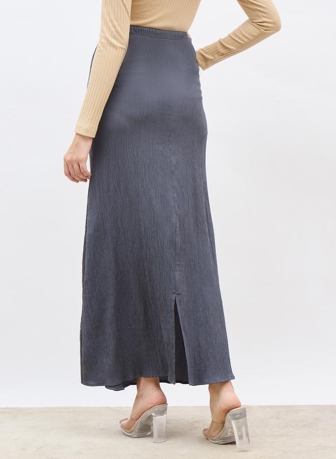 ستايلي تنورة ماكسي بنسيج ستيلي مع رباط - Image 5