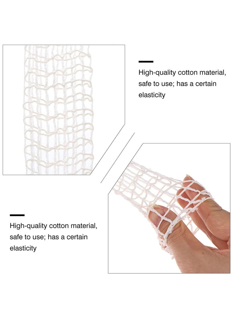 SYOSI 5m Meat Netting Roll, Size 18, Elastic Smoked Meat Poultry Ham Netting Meat Butcher Twine Net Roll Wrapping Net, Beef Netting Roll for Meat Cooking Meat Sausage Making - Image 3