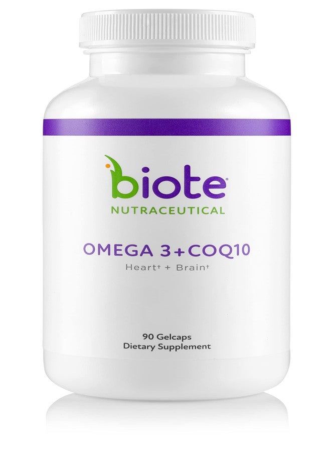 Biote Nutraceuticals - Omega 3 + CoQ10 - Heart + Brain (90 Gel caps) - Image 1