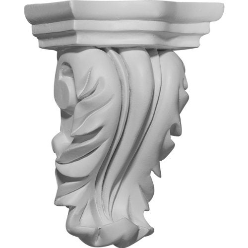 Ekena Millwork COR04X02X05BL 4 1/4-Inch W x 2 5/8-Inch D x 5 3/4-Inch H Blackthorne Corbel , White - Image 1