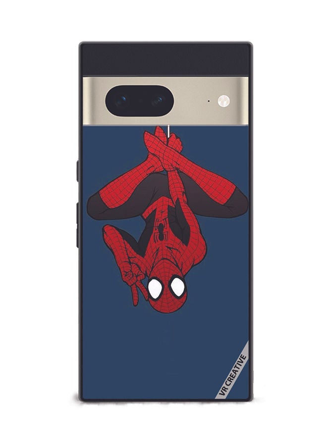 VR CREATIVE Protective Case Cover For Google Pixel 7 Spiderman Design Multicolour - Image 1