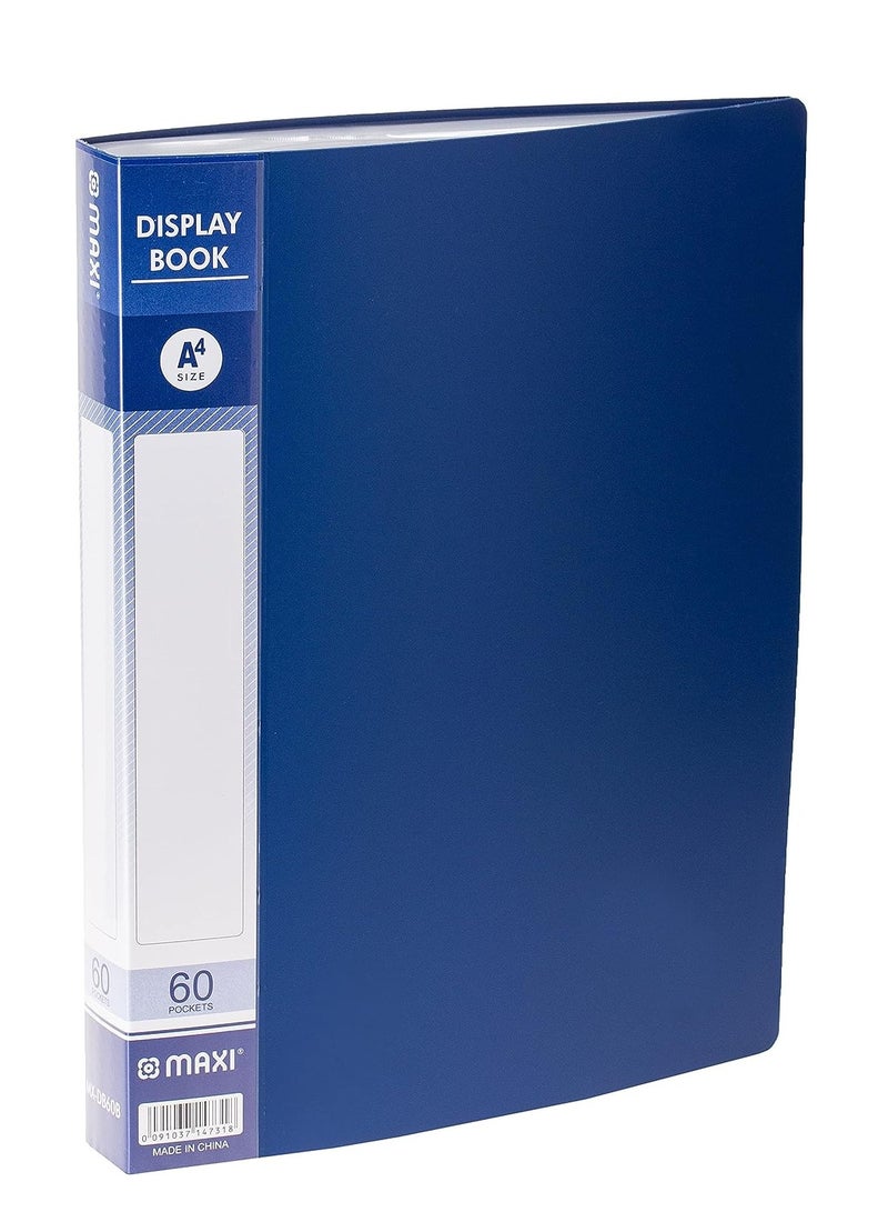 MAXI DISPLAY BOOK 60 POCKET BLUE - Image 1