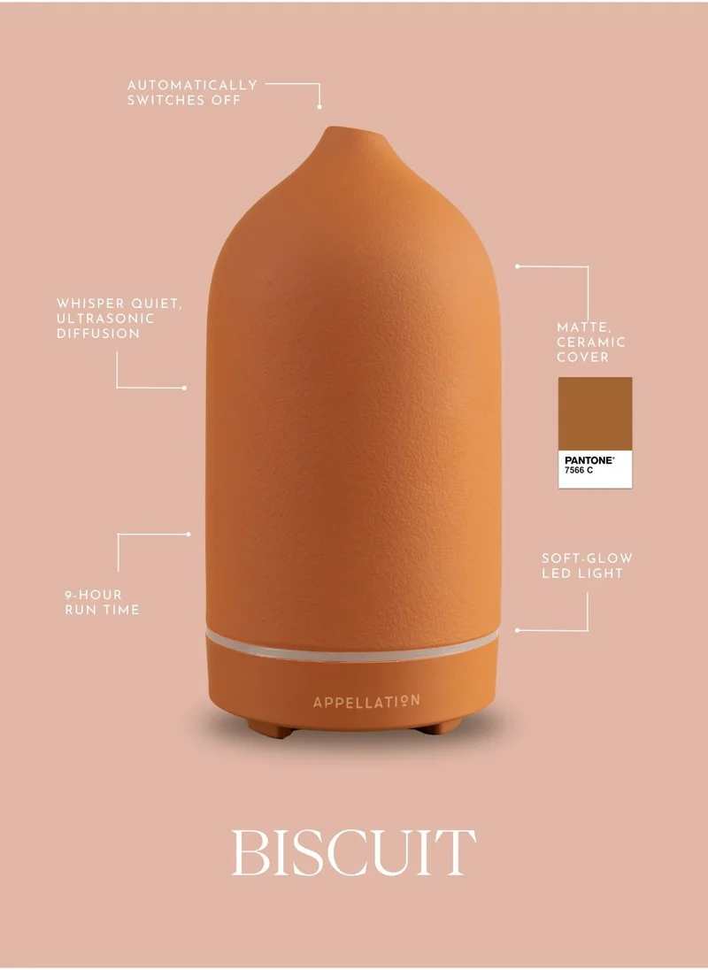 Appellation Stone Essential Oil Diffuser, Biscuit