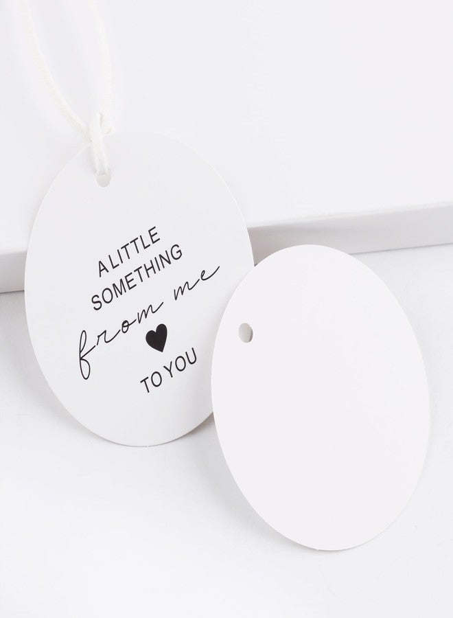 Kexinglu 70Pcs Thank You Gift Tags, 2.5Inch “A Little Something from Me to You” Pre-Punched Hole Hangtag for Gifts, Favors (String is NOT Included) - Image 4