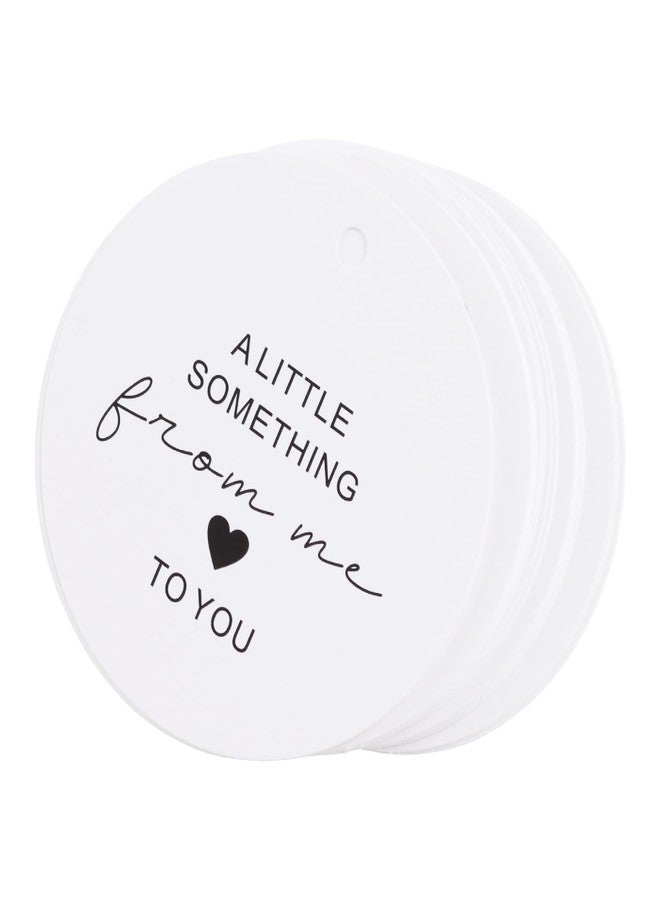 Kexinglu 70Pcs Thank You Gift Tags, 2.5Inch “A Little Something from Me to You” Pre-Punched Hole Hangtag for Gifts, Favors (String is NOT Included) - Image 1