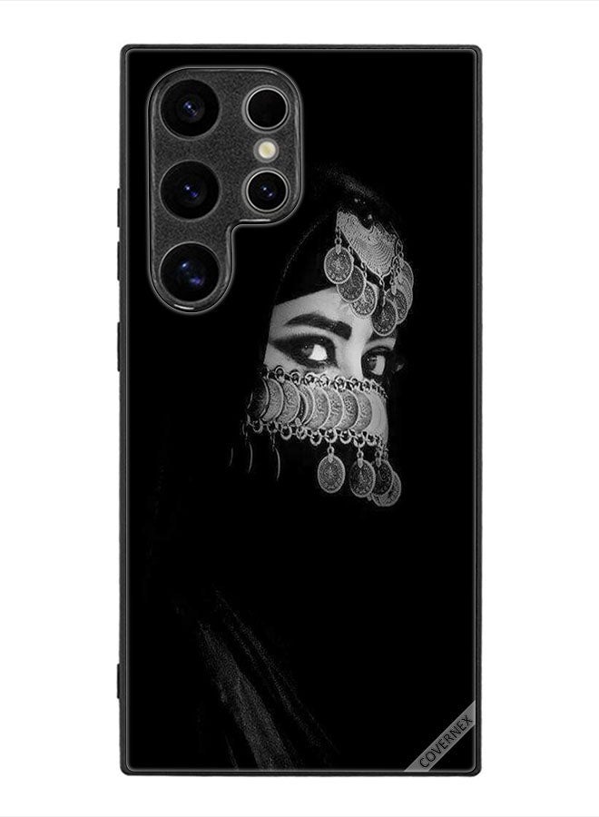 Covernex Protective Case Cover For Samsung Galaxy S24 Ultra Beautiful Eyes Girl Having Face Jewellery - Image 1