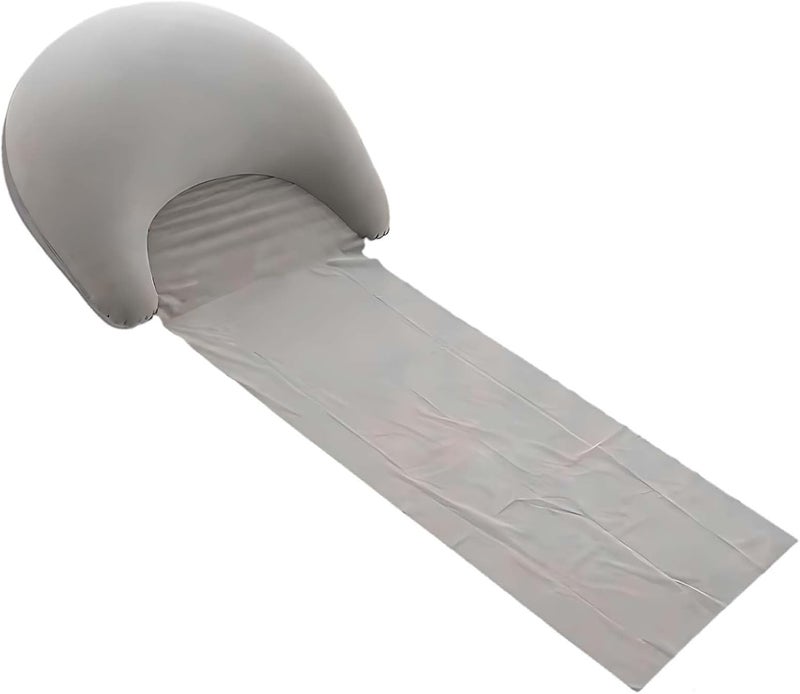 Beach Mat for Relaxing, Inflatable, Portable, 63 X 27.6 in, Pillow, PVC - Image 1