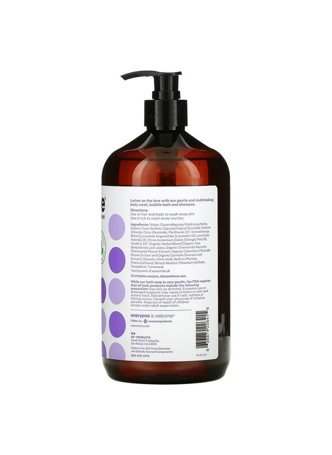 everyone for every body - Everyone Vanilla & Lavender 3 In 1 Soap 32 Fz - Image 1