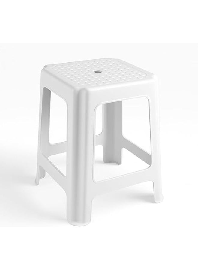 Master Gold Multipurpose Durable Plastic Chair for Home, Kids and Adults | Plastic Sitting Chair for Bathroom, Kitchen, Garden | Lightweight and Portable Utility Stool for Storage and Daily Use | 45 x 32 x 27 cm - Image 1