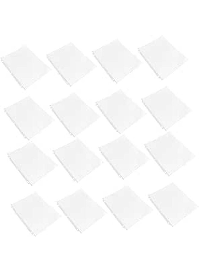 50 حزمة واقيات أوراق المستندات أكمام بلاستيكية مثقوبة لملف المجلد - Image 1