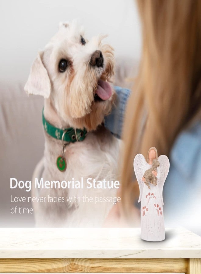 BEARAE Loss of Dog Sympathy Gift, Dog Memorial Gifts, Loss of Dog Candle Holder, Dog Passing Away Statue, Dog Angel Figurine, Pet Memorial Gifts for Dogs - Image 2