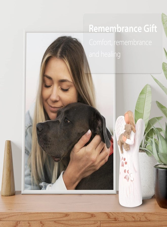 BEARAE Loss of Dog Sympathy Gift, Dog Memorial Gifts, Loss of Dog Candle Holder, Dog Passing Away Statue, Dog Angel Figurine, Pet Memorial Gifts for Dogs - Image 4