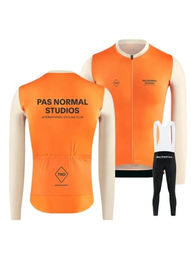 Fashion Pas Quick-dry Breathable Long-sleeve Overalls Bicycle Riding Suit Children's Karting Suit Speed Skating Suit