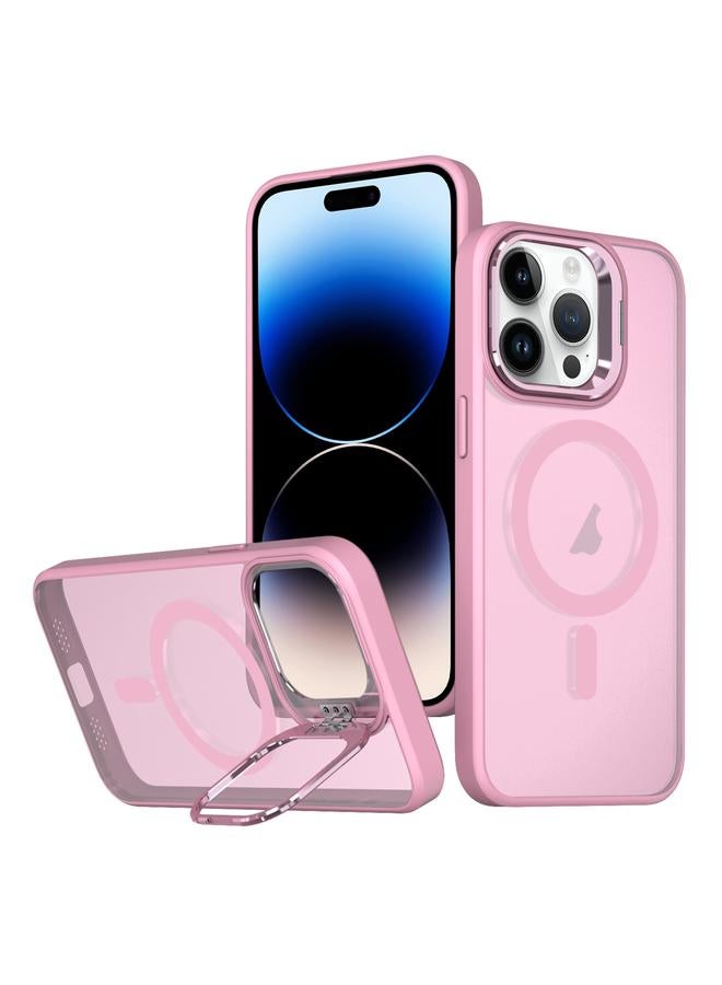 The Bros حافظة لجهاز آيفون 14 برو حامل كاميرا معدني غير مرئي مغناطيسي ماغسيف للحافظة الهاتف