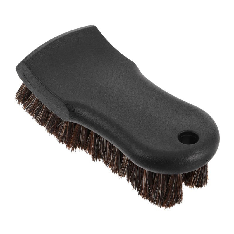 Soft Bristle Horse Hair Brush For Car Interiors Ergonomic Design Dust Removal Faux Leather And Fabric Multipurpose Use - Image 2