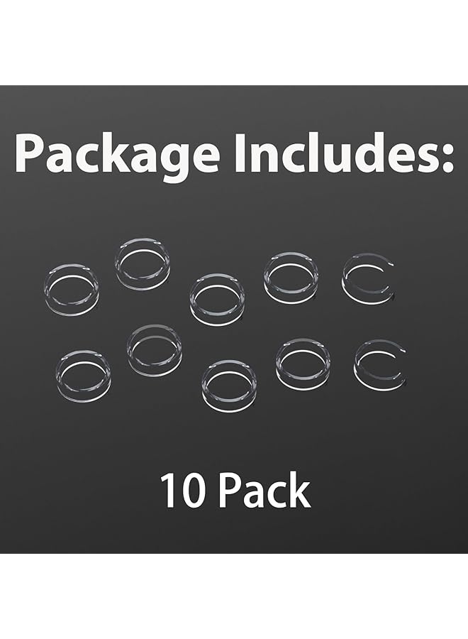 Sanmugeed10 Pcs Clear Joystick Protectors Transparent Silicone Elastic Joystick Protective Ring Compatible With Steam Deck Ps5 Ps4 Xbox Switch Pro Game Controller  - Image 4