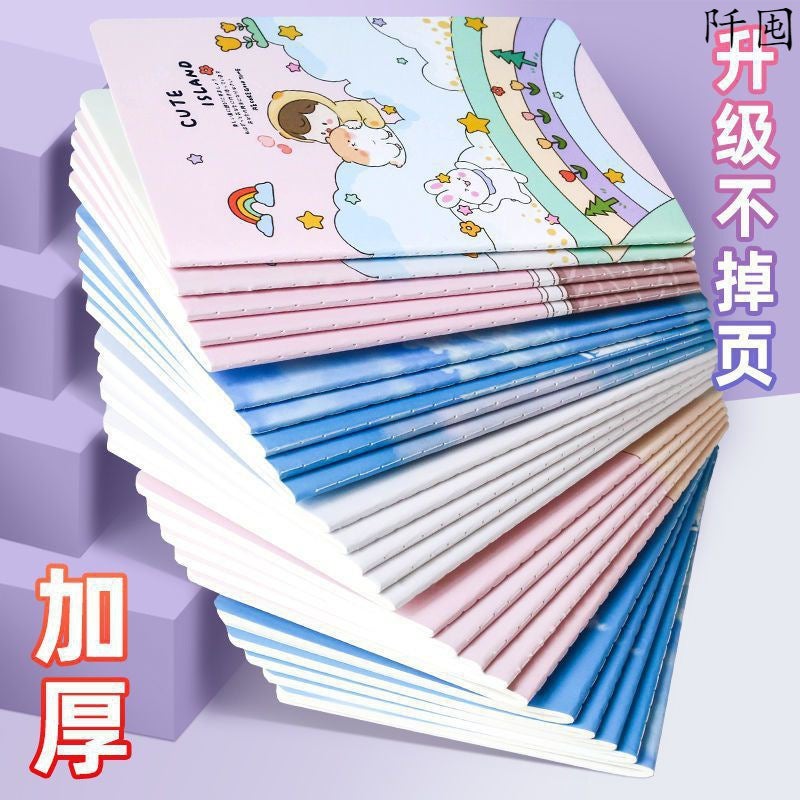 Mary'S Notebook Soft Copy A5 Small Fresh Stitch Book Simple 16K Student Cheap Notepad Stationery - Image 4