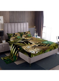 Erosebridal Erosebridal 3D Leopard Bed Sheets Twin Size  - Image 1